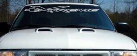Windshield banner vinyl decal fits any Chevy Xtreme S10