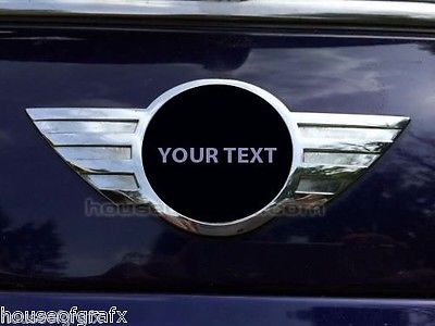 2001 2002 2003 2004 2005 2006 Front & Rear Badge Emblem Overlay R50 R53