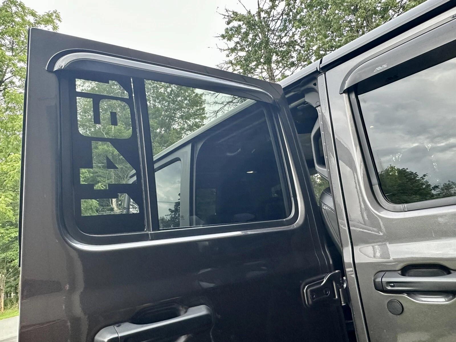 1941 Small window vinyl decal decals fits any 4 door model 2018 2019 2020 2021 2022 2023 2024 Jeep Wrangler or 2020 2021 2022 2023 2024 Gladiator