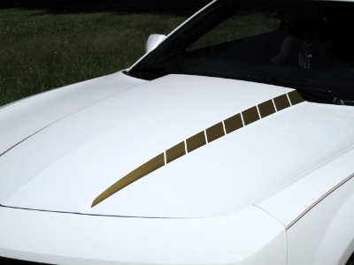 Strobe cowl decal decals graphics faded spears fits 10-13 Camaro