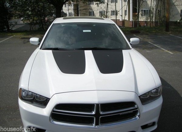 Hood insert stripes decal decals fit 2011-2014 Dodge Charger
