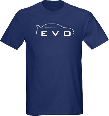 Mitsubishi "EVO" X JDM auto x moto motorsports T shirt Tee