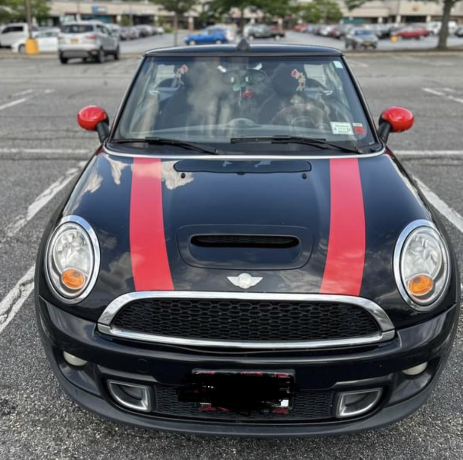 4.5" wide Solid Plain vinyl hood bonnet stripe stripes decal decals Mini Cooper Countryman Clubman Paceman JCW