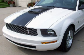 20" wide HOOD stripe graphic fits any Ford Mustang Shelby GT