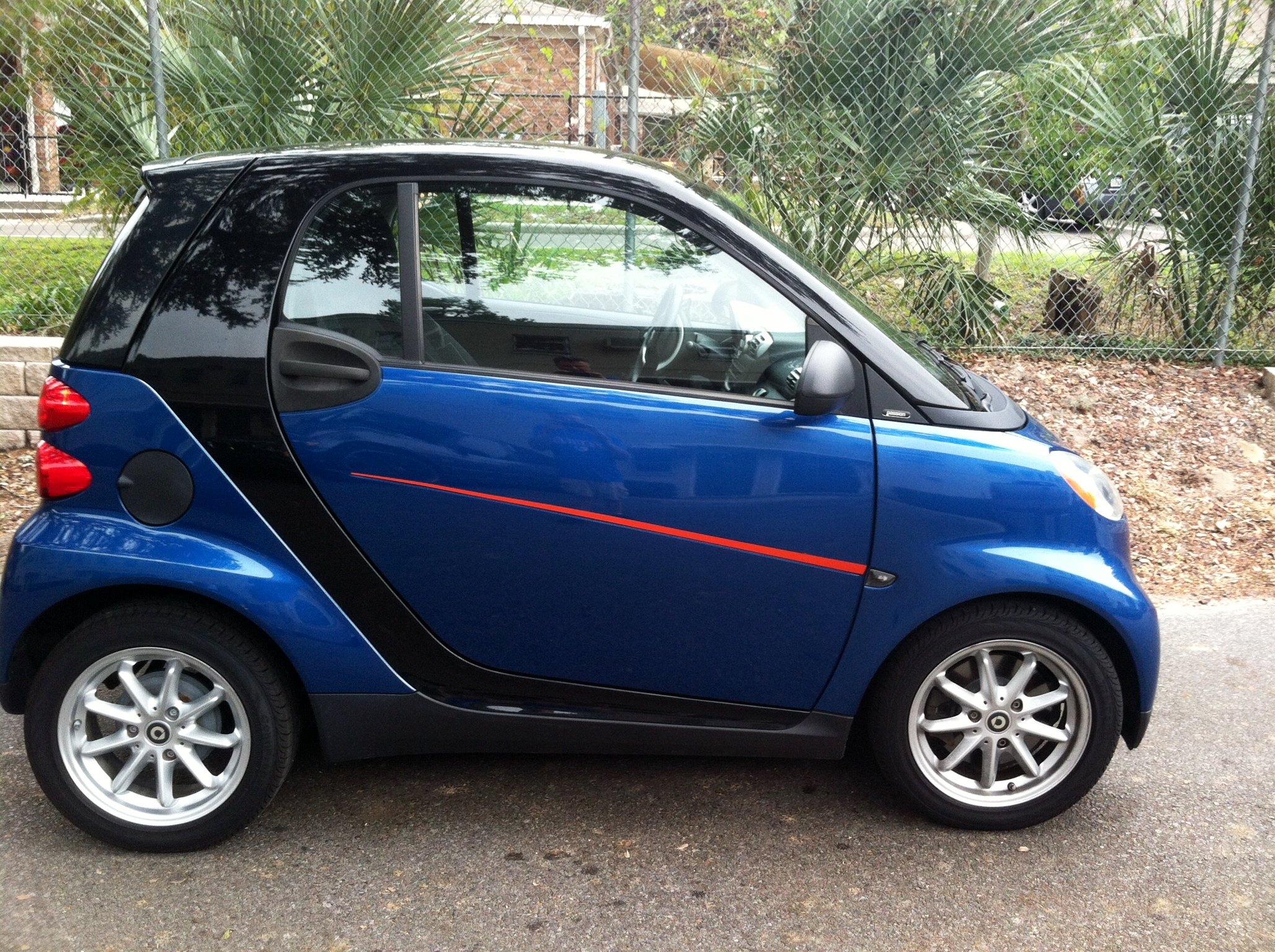 Door indentation accent stripe set fits Smart Car Brabus Fortwo
