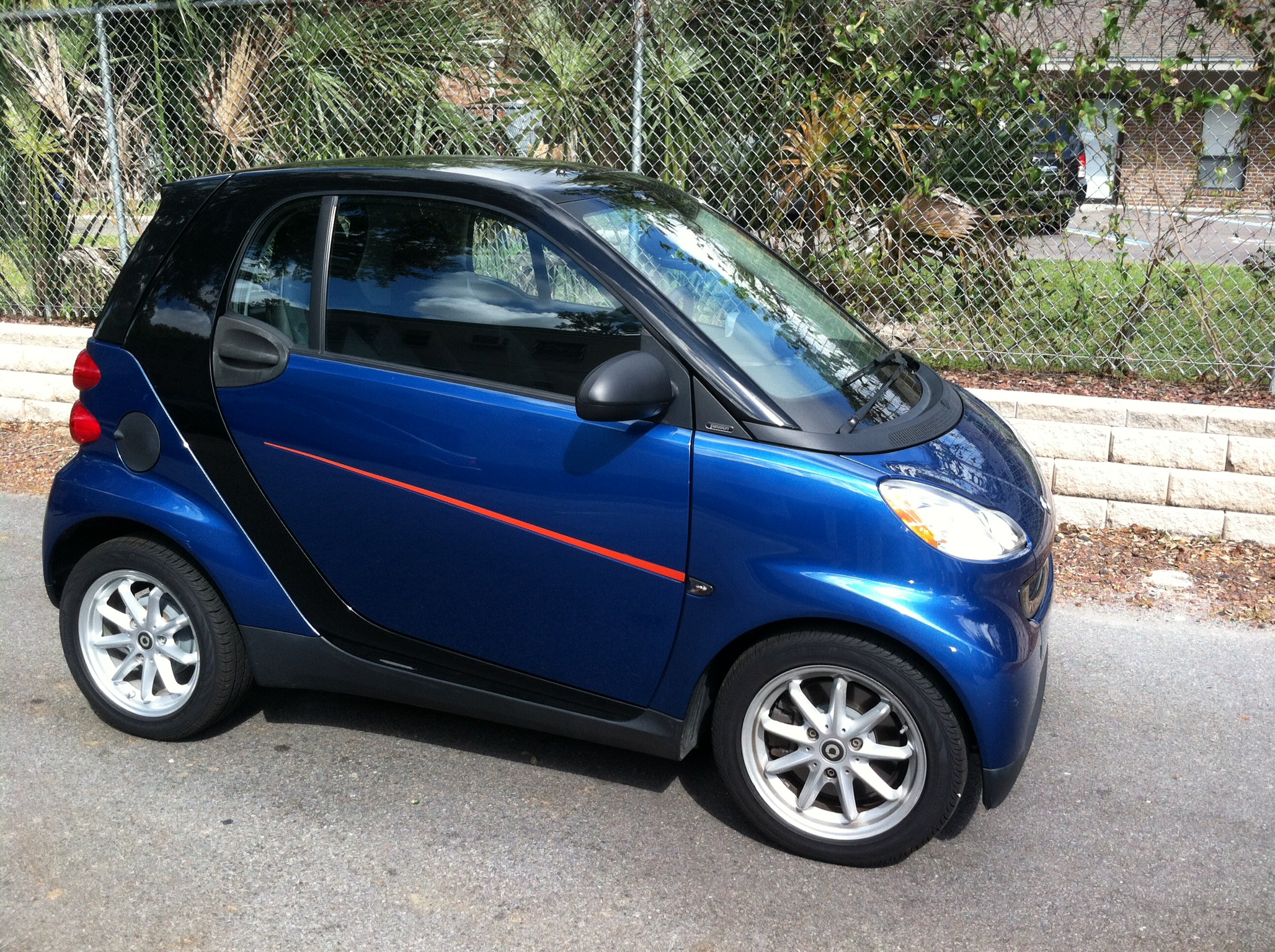 Door indentation accent stripe set fits Smart Car Brabus Fortwo