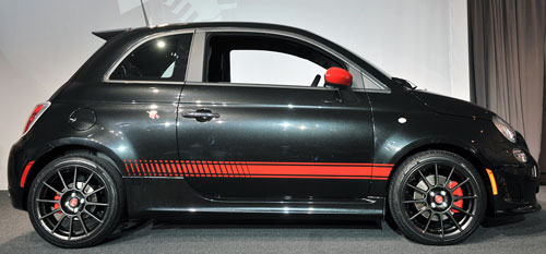 Strobe Gradient OEM style Rocker Stripe Stripes Graphics Decals Decal fits 2011 2012 2013 2014 2015 2016 2017 Fiat 500 or Abarth