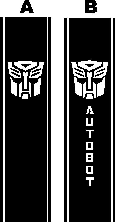 Autobot bedside bed side stripe decals fit Dodge Ford Chevy etc