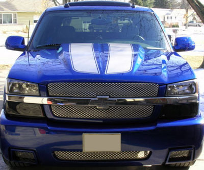 Hood & Tailgate rally stripes fit Chevrolet Chevy Avalanche