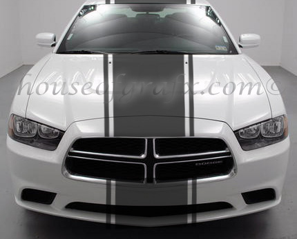 20" Racing Stripe Stripes Graphic Decals fit 2011+ Dodge Charger