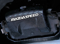 Brake Caliper Mazdaspeed decals Mazda 3 Protege RX8 MX5 decal
