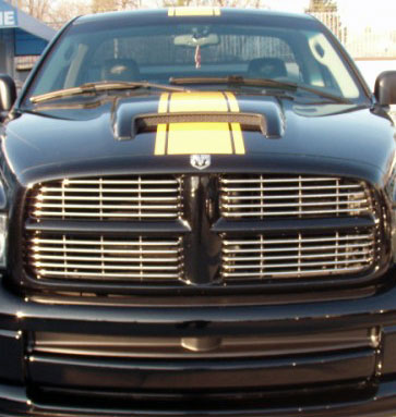 Center stripe graphic decal decals for any truck Dodge Ram