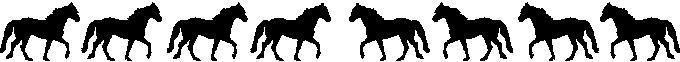 Horse horses walking windshield banner decal decals sticker