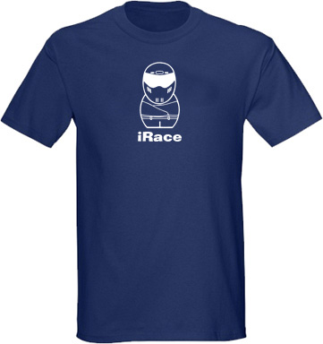 iRace T tee shirt Auto-X Track SCCA BWMCCA Racing Miata SRT G35