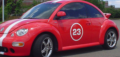Custom Race car number numbers Meatball decal decals graphics