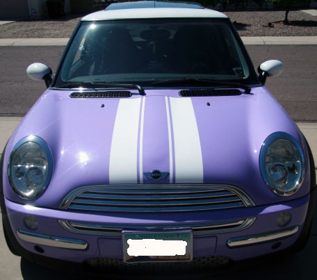 6" Boot & bonnet rally stripes stripe decals fits Mini Cooper
